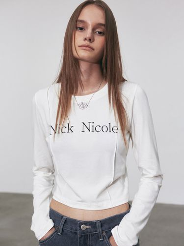 Nicole Pintuck LS Crop Top - NICK&NICOLE - Modalova