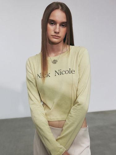 Nicole Pintuck LS Crop Top - NICK&NICOLE - Modalova