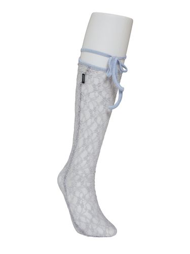 Lace String Knee Socks_Sky - CRANK - Modalova