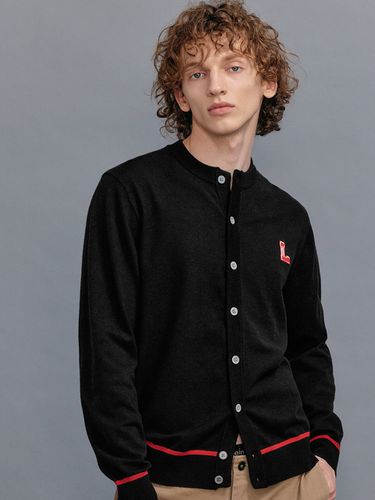 GNRL Crewneck Cardigan - Black - GENERAL IDEA - Modalova