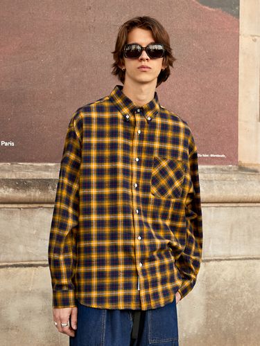 Oversized Latin Tartan Check Shirt _ - MINIMAL PROJECT - Modalova