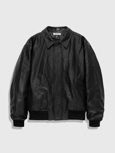 Taxi Bomber Leather Jacket_Black - 86d - Modalova