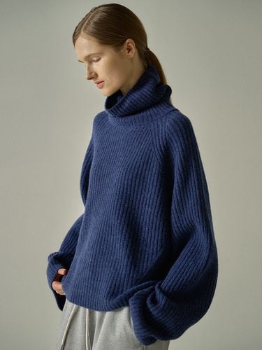 Cashmere Turtleneck Knit - FACADE PATTERN - Modalova