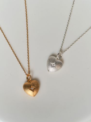 Sanding Heart Necklace - Hei - Modalova