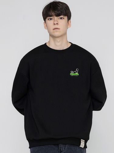 UNISEX] Human Puppy Walk Back Logo Sweatshirt - GRAVER - Modalova