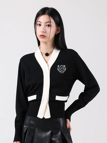 Savel Hidden Button Cardigan_Black - AVANDRESS - Modalova