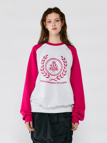 Raglan Sweatshirt - Magenta - SEARCH410 - Modalova