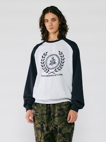 Raglan Sweatshirt - Navy - SEARCH410 - Modalova