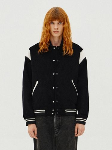 Corduroy Varsity Jacket_Black - V2 - Modalova