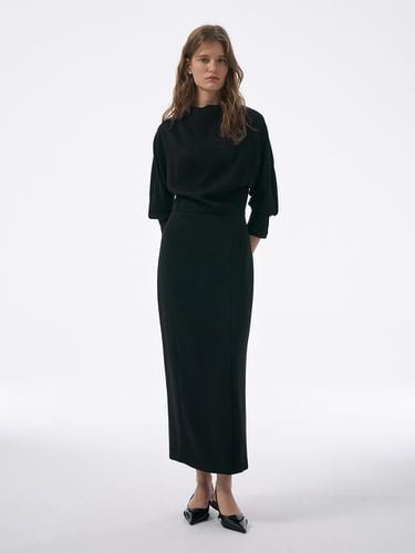 Drape Dress (Black) - Lamerei - Modalova