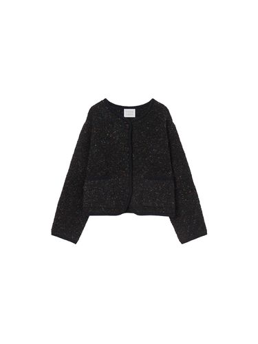 Boucle Yarn Knit Jacket - VOCAVACA - Modalova