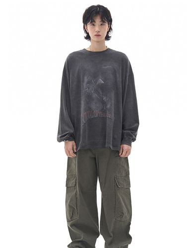 War Ghost Overfit Long Sleeve T-Shirt - NON FLOOR - Modalova