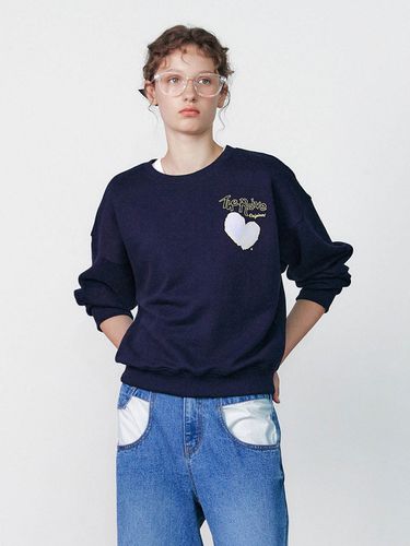 The Shell Heart Graphic Sweatshirt_Navy - RAIVE - Modalova