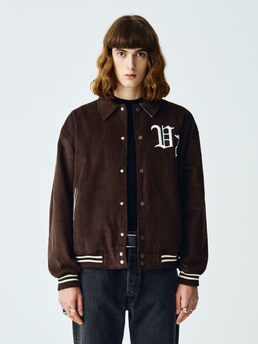 Corduroy Varsity Jacket_Brown - V2 - Modalova