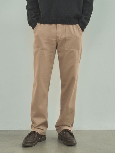 Straight-Fit Fatigue Pants _ Beige - HALBKREIS LAYOUT - Modalova