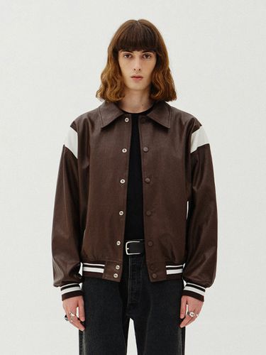 Vintage Varsity Jacket_Brown - V2 - Modalova