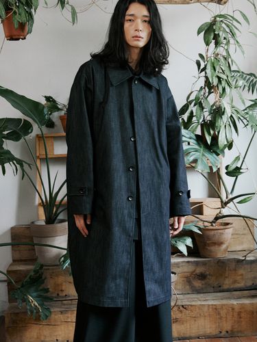 Unisex Mac Coat (Denim) - malen - Modalova