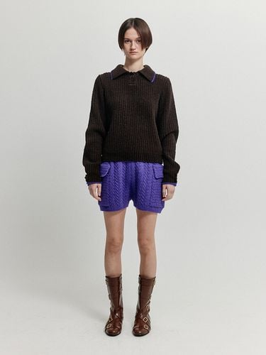 XARF Pocket Cable Knit Shorts - EENK - Modalova