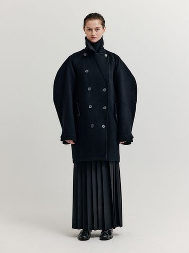 XASE Oversized Coat - Black - EENK - Modalova