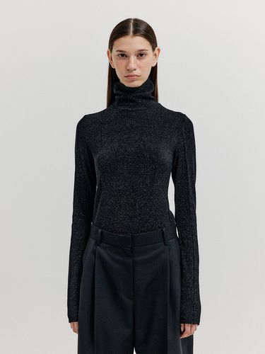 XAVA Turtleneck Jersey Top - Black - EENK - Modalova