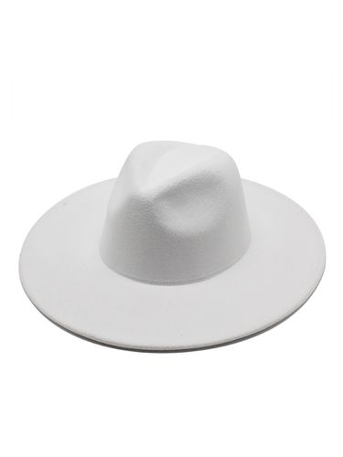 Signature Classic Fedora_White - LOOKING4U - Modalova