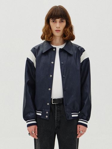 Vintage Varsity Jacket_Navy - V2 - Modalova