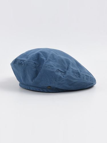 On The Moment Solid Cotton Beret Hat C4_Blue - LOOKING4U - Modalova