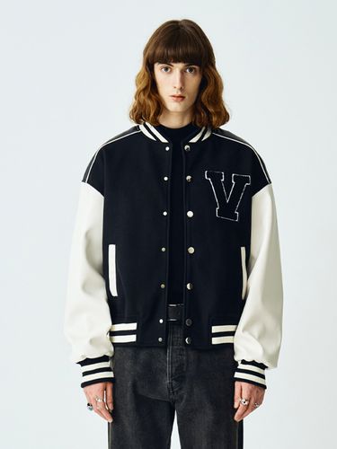 Wool Varsity Jacket_Black - V2 - Modalova