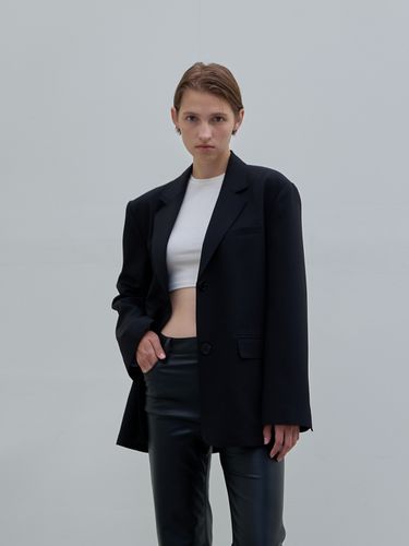 Jerome Overfit Tailored Chain Belt Jacket S_Black - Atelier Nain - Modalova