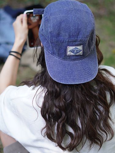 On The Moment Outdoor Washing Denim Camp Cap C3 - LOOKING4U - Modalova