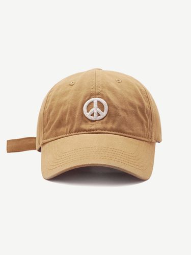 On The Moment Peace Sign Symbol Cotton Ball Cap C4 - LOOKING4U - Modalova