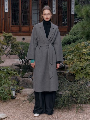 MAGOT Cashmere Blended Handmade Coat - MUSEE - Modalova