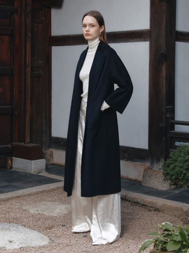 MAGOT Cashmere Blended Handmade Coat - MUSEE - Modalova