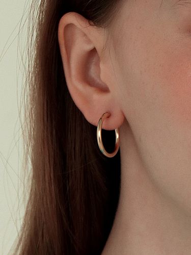 K Goldfilled Ring Earring - Less is more - Modalova