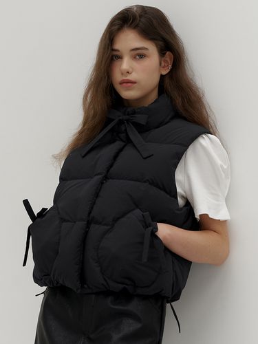 Ribbon Padded Vest (5 Colors) - FLOWOOM - Modalova