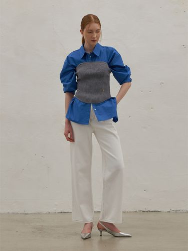 Straight Cotton Denim Pants - Atelier Nain - Modalova