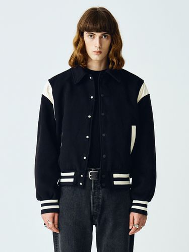 Wool Varsity Jacket_Black - V2 - Modalova