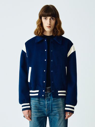 Wool Varsity Jacket_Navy - V2 - Modalova