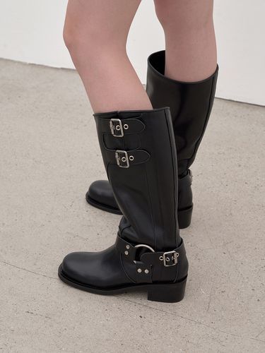 Biker High Boots - CHIELEI - Modalova