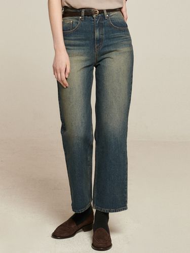 Washed Wide Denim Pants - Fabricology - Modalova