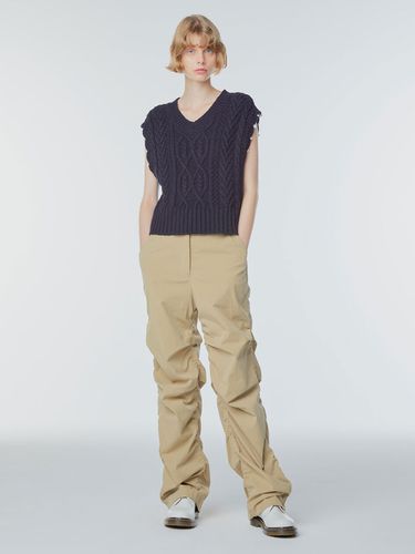 Shirring Cotton Trousers - INSTANTFUNK - Modalova