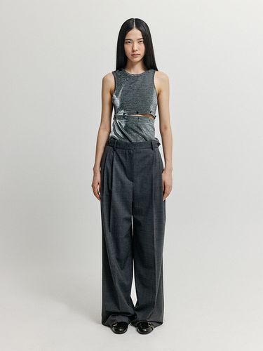 XEBLE Two-Tuck Pants - Grey - EENK - Modalova