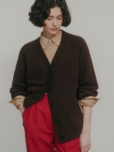 Bruno Nep Wool Cardigan (Brown) - sienne - Modalova