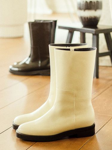 Zip Up Middle Boots - NONETHELESS - Modalova