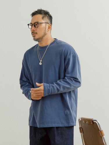 Basic Label Long Sleeve Pullover [] - RUGGED HOUSE - Modalova