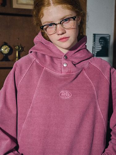 Pigment Snap Hoodie _ Dusty Pink - CPGN - Modalova