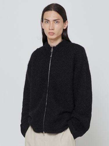 Hairy Knit Jacket (Black) - Millo Archive - Modalova