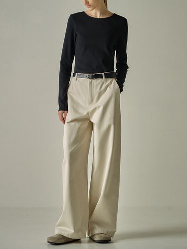 Relaxed Cotton Pants - FACADE PATTERN - Modalova