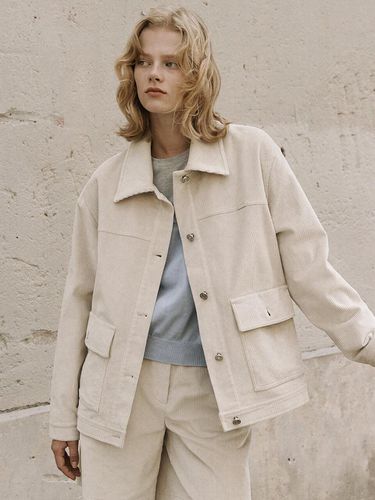 Oversized Corduroy Jacket - LOEUVRE - Modalova