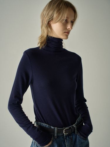 Wool Roll Neck Top - FACADE PATTERN - Modalova